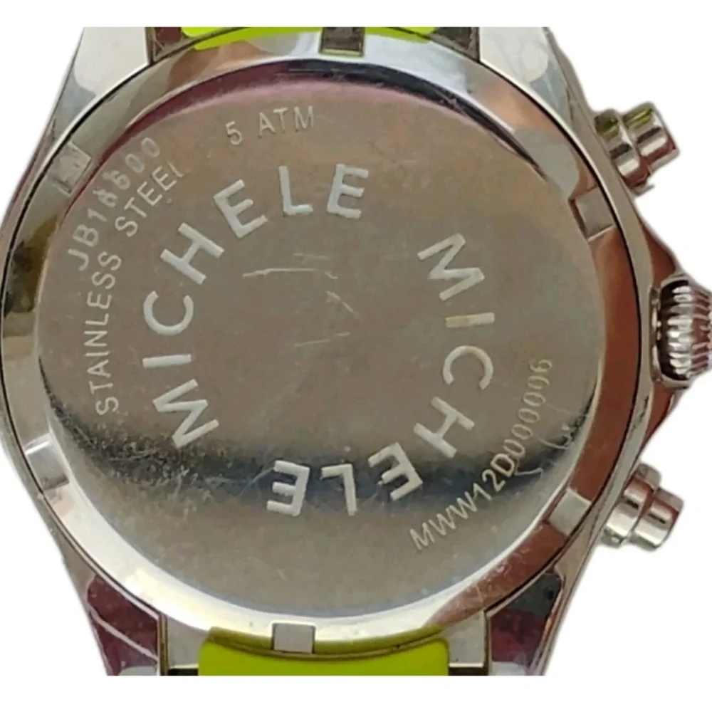 Michele Tahitian Jellybean Chronograph Watch.